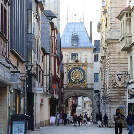 公寓 L'Oasis Rouennaise - Wifi 1Gbit - Gare 2Min - Cathedrale 5Min *